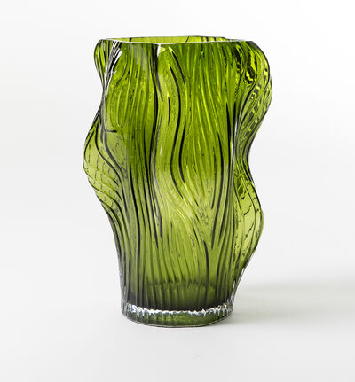 Glassvase Flow grønn Glassvase Flow grønn